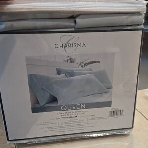 Charisma Queen Sheet Set - Soft Blue